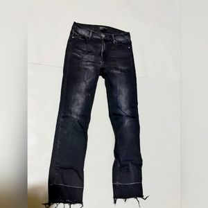 Black orchid cutoff jeans